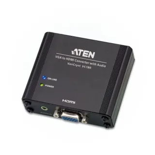 【ATEN】VGA/音訊轉HDMI轉換器(VC180)