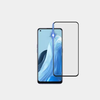 【藍光盾】OPPO Reno7 6.4吋 抗藍光高透螢幕玻璃保護貼(抗藍光高透)