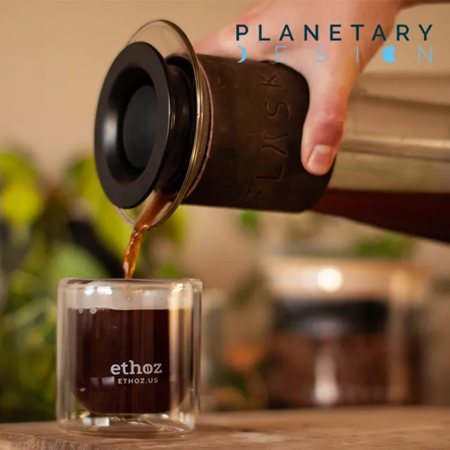 【Planetary Design】法式濾壓壺 FLASK Coffee Press(濾壓壺、咖啡壺、玻璃壺、咖啡玻璃壺)