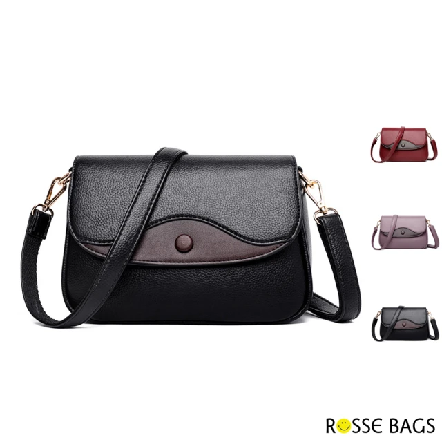 Rosse Bags 經典時尚條紋掛飾大容量肩背托特包(現+