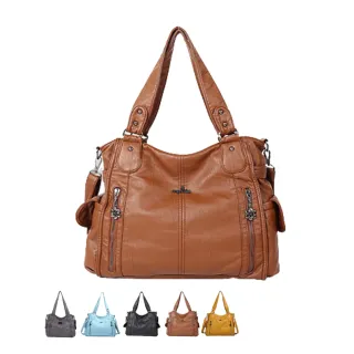 【Rosse Bags】歐美簡約時尚大容量手提包(現+預  黑色 / 棕色  / 灰色 / 黃色 / 淺藍色)