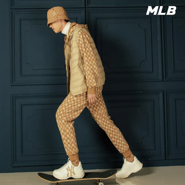 【MLB】老花系列 老爹鞋 Monogram Chunky 紐約洋基隊(3ASHCM01N-50IVS)