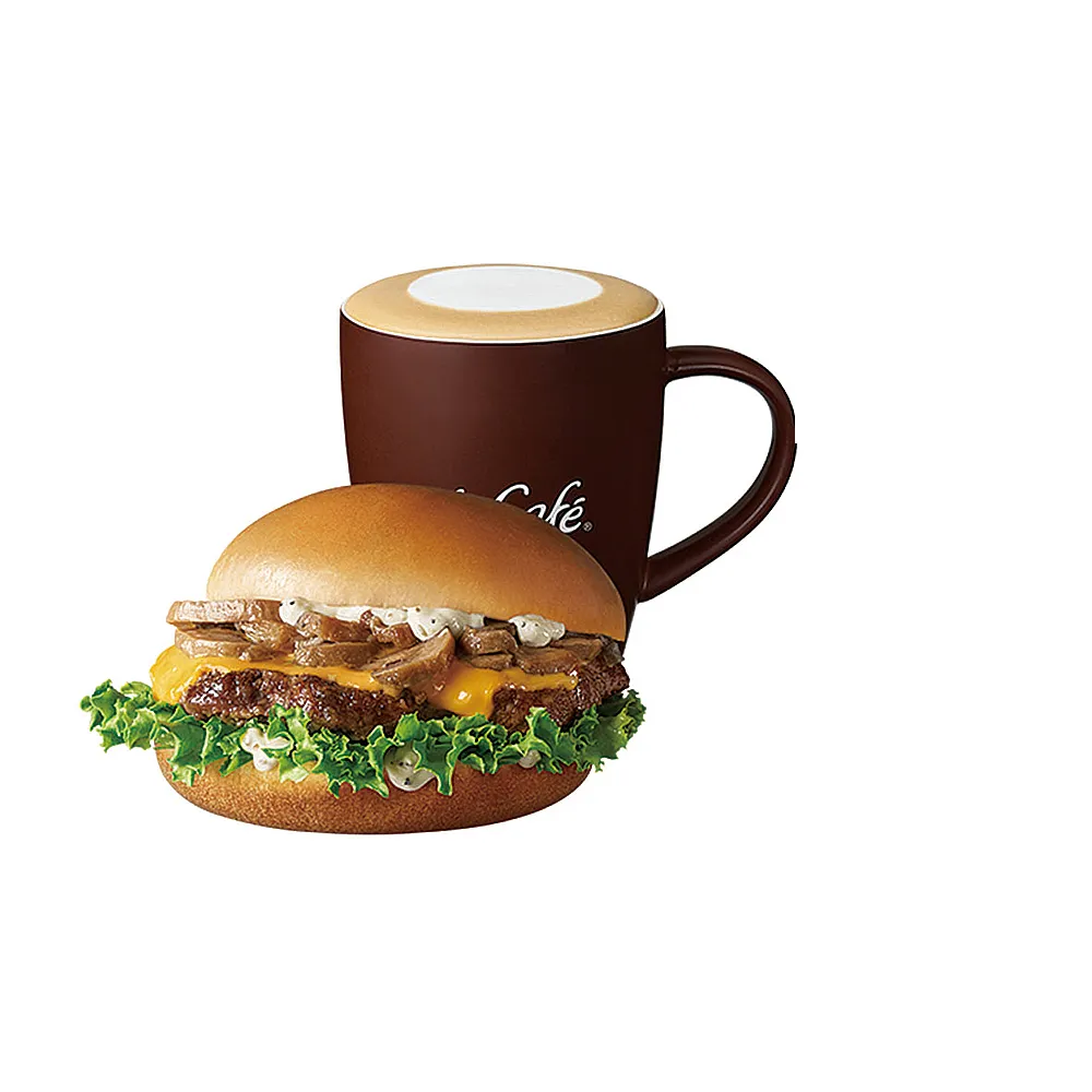 【麥當勞】蕈菇安格斯牛肉堡+中杯熱經典那堤(即享券)