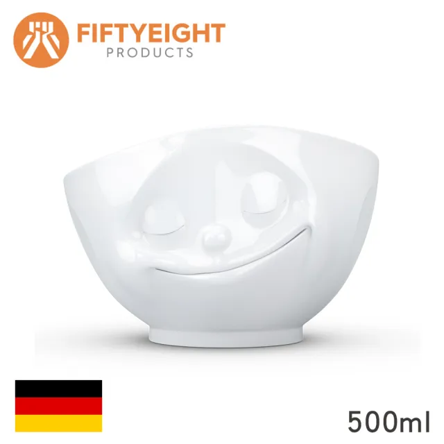 【FIFTYEIGHT】德國Tassen笑臉碗500ml-快樂(獨樹一幟的德國瓷器)