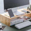 【舒福家居】桌上型電腦螢幕架 雙層開放空間好收納 螢幕增高架(基本款-雙層)