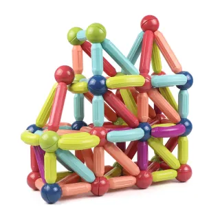 【積木城】建構創意磁吸磁力棒積木玩具25件組(積木)