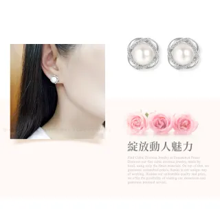 【GIUMKA】珍珠耳環．交換禮物．花朵．夾式