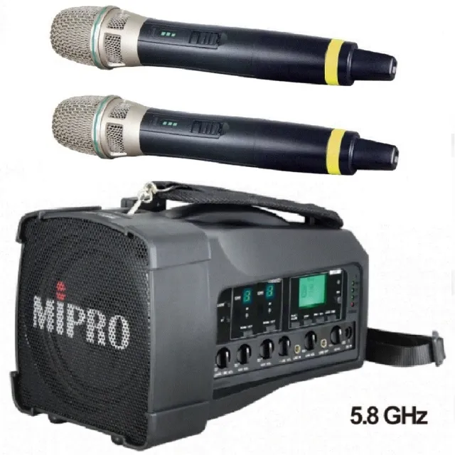 【MIPRO】最新三代肩掛式5G藍芽無線喊話器(MA-100D代替MA-100DB)