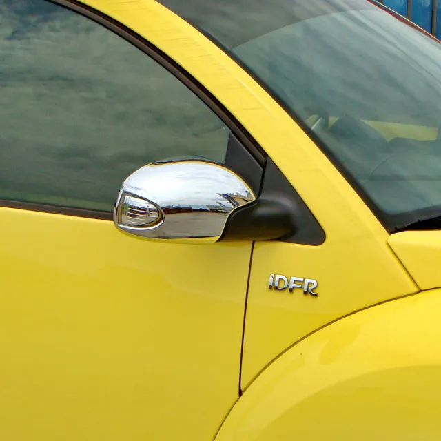 【IDFR】VW 福斯 Beetle 金龜車 2005~2012 鍍鉻銀 後視鏡蓋 飾貼(後視鏡蓋 後照鏡蓋 照後鏡外蓋保護飾貼)