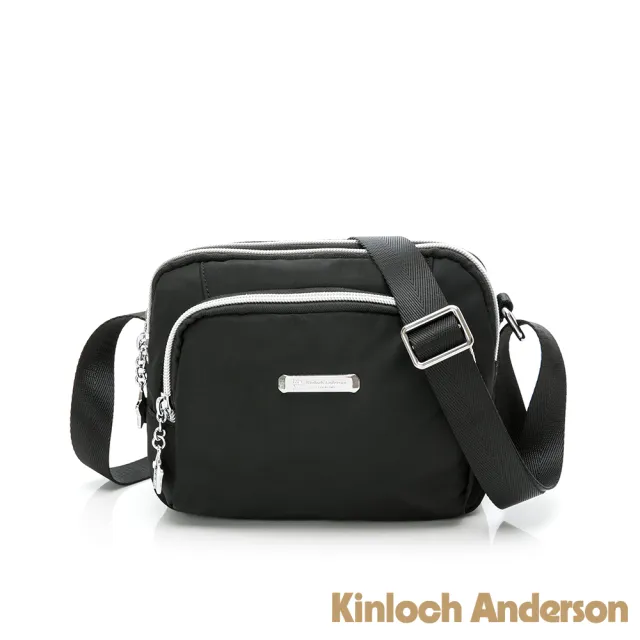 【Kinloch Anderson】城市酷玩 多功能方型側背包(都會黑)