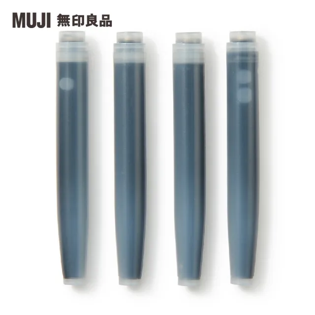 【MUJI 無印良品】聚碳酸酯鋼筆用替芯.黑