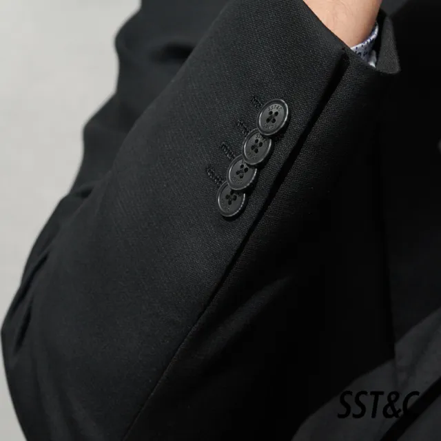 【SST&C 最後６５折】黑色標準西裝外套0112203007
