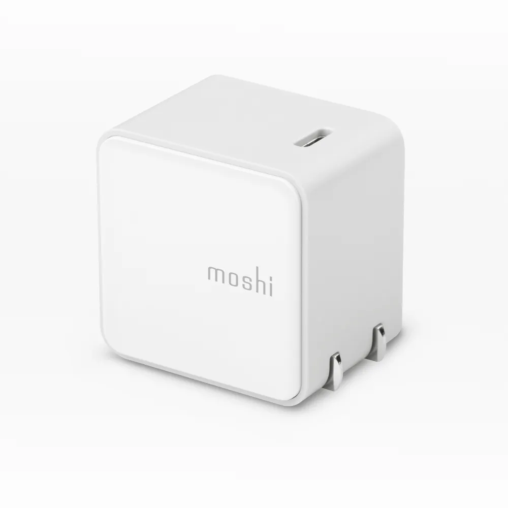 【moshi】Qubit USB-C 20W充快充電器 + USB-C to USB-C 編織充電傳輸線