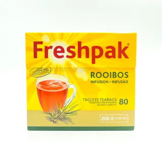 【Freshpak】南非國寶茶茶包-新包裝2.5克x80入/盒(無咖啡因、抗氧化、晚安茶)