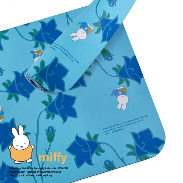 【Miffy 米飛】10秒頂吸 軟式珪藻土吸水地墊 米幻花園 兔年 交換禮物(60x40cm)