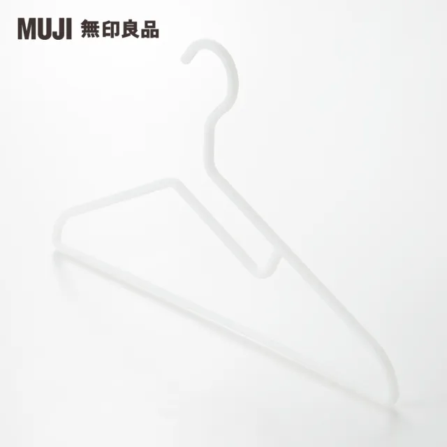 【MUJI 無印良品】聚丙烯洗滌用衣架/3支組/約寬42cm