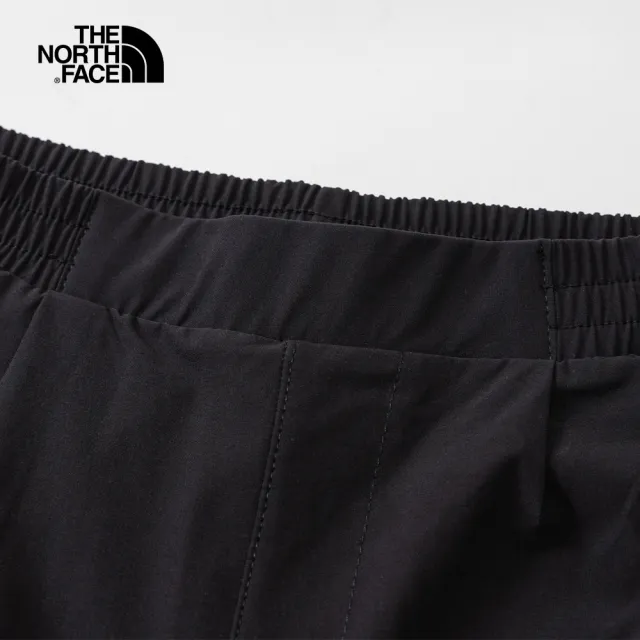 【The North Face 官方旗艦】北面女款黑色DWR防潑水休閒長褲｜5JX3JK3(抗UV)