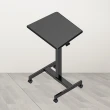 【aka】mini移動式坐站氣壓升降桌-一般型(輕巧/好推拉/不占空間)