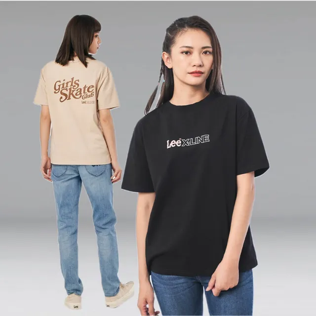 【Lee】出清品-女裝 短袖T恤 / GIRL SKATE 共2色 Boyfriend版型(LL22003097W / LL220030K11)