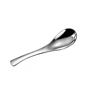 【瑞典廚房】304不鏽鋼 小湯勺 湯匙 甜點 冰品 攪拌匙 一體成型 易清洗(14.5cm 2入組/環保餐具)