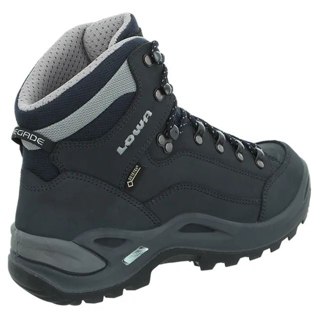 【LOWA】女 中筒多功能健行鞋 海軍藍/灰 RENEGADE GTX MID Ws(LW320945-6930/防水登山鞋)