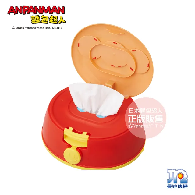 【ANPANMAN 麵包超人】AN麵包超人純水99.9%盒裝濕紙巾組(日本製/內含濕紙巾1包)