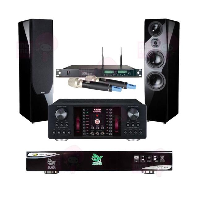 【點將家】DCC-899+FNSD AK-9800 PRO+ACT-65II+KTF P-889(點歌機4TB+擴大機+無線麥克風+卡拉OK喇叭)