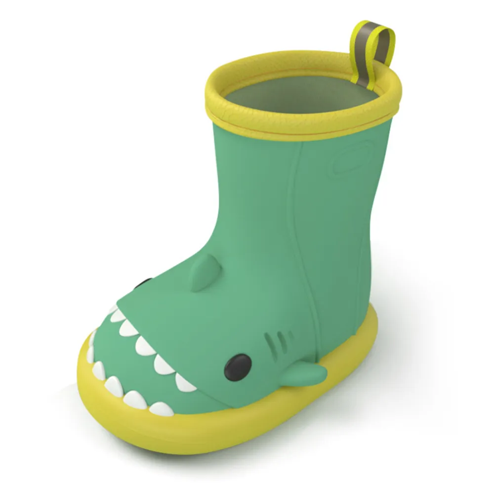【小花園】卡通鯊魚 兒童雨鞋 耐磨 防滑 舒適 防水(多色任選)