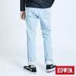 【EDWIN】男裝 503 EDGE LINE立體繡窄管牛仔褲(重漂藍)