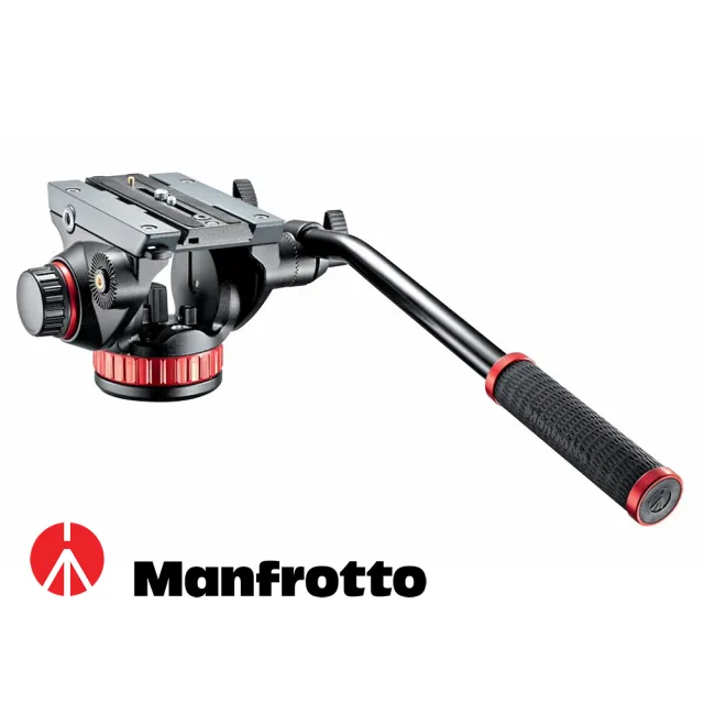 【Manfrotto 曼富圖】MVH502AH / MVH 502AH液壓攝錄兩用雲台(公司貨 油壓雲台 飛羽攝影 載重6公斤)