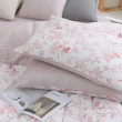 【HOYACASA】100%精梳棉兩用被床包組-香薇凝蝶(加大-天絲入棉30%)
