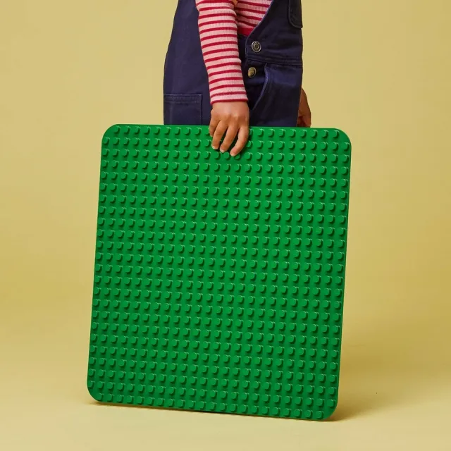【LEGO 樂高】得寶系列 10980 樂高得寶綠色拼砌底板(積木  底板)