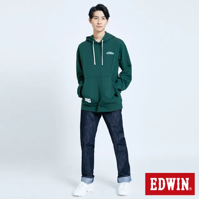 【EDWIN】男裝 大尺碼-E-FUNCTION復刻窄直筒牛仔褲(原藍色)