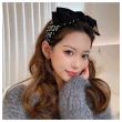 【HaNA 梨花】韓國小店長愛用經典老花圖案．雙層大蝴蝶結髮箍