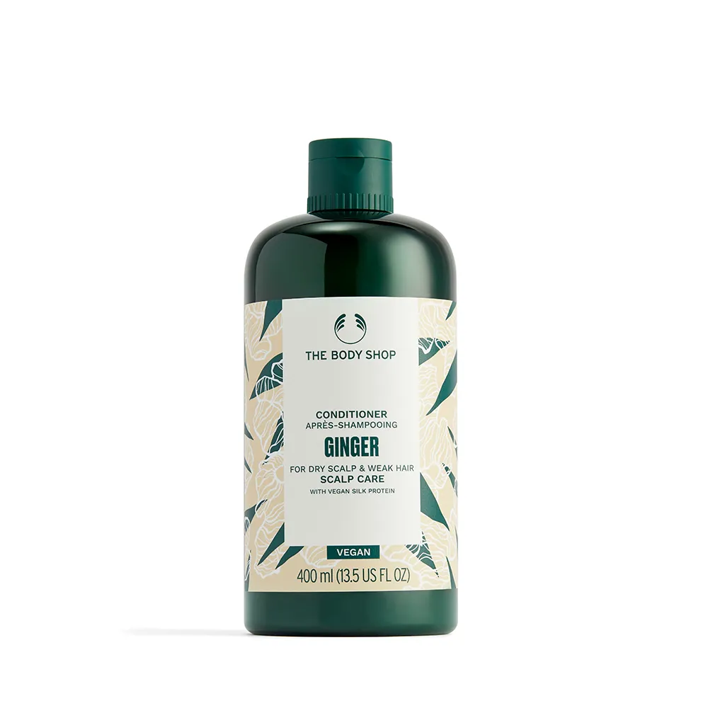 【THE BODY SHOP 美體小舖】薑根鏗活頭皮護髮乳(400ML)