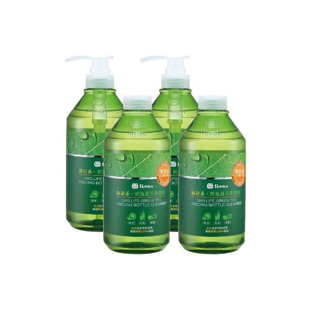 【Simba 小獅王辛巴】綠活系奶瓶蔬果洗潔液800ml組合包2入組(momo獨家/洗碗精)
