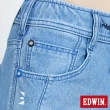 【EDWIN】女裝 JERSEYS迦績E-FUNCTION EJ6 綁帶束口牛仔褲(漂淺藍)