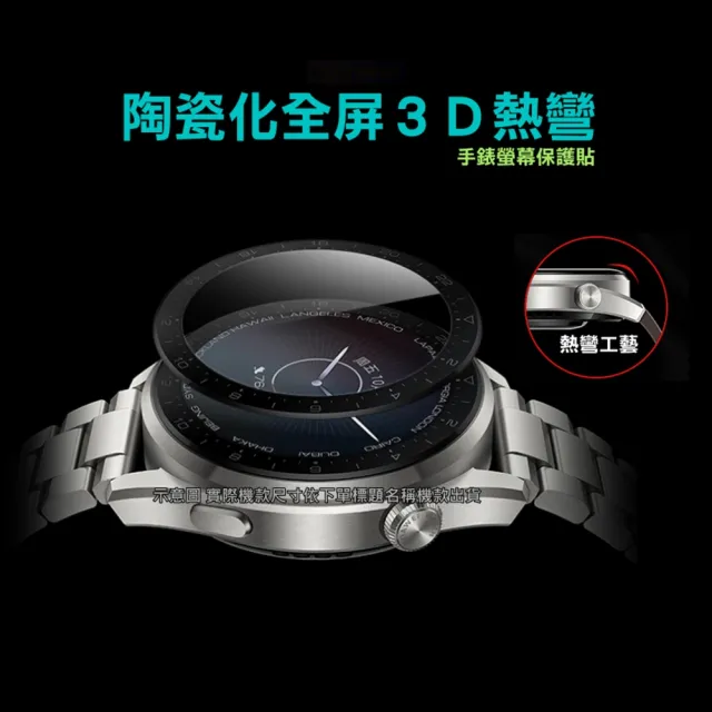 Garmin Fenix 7 / 7s / 7X Solar 錶面保護貼(陶瓷化曲面全屏)