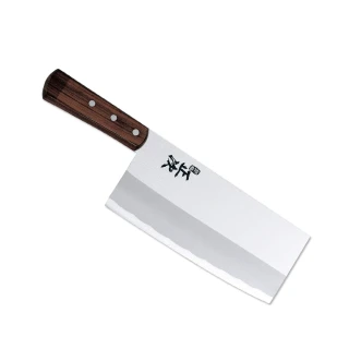 【下村工業】日本製職人專用不鏽鋼中華菜刀(19.5CM)