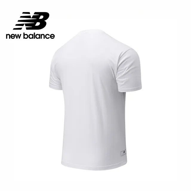 【NEW BALANCE】NB 短袖上衣_男裝_白色_MT13586WT(美版 版型偏大)