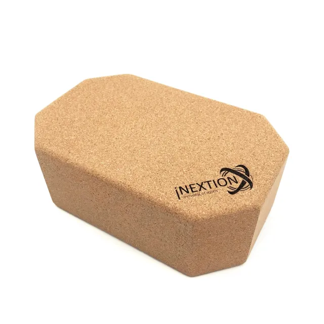 【INEXTION】Cork Yoga Block 羽量級八角軟木磚 60D(軟木瑜珈磚2入)