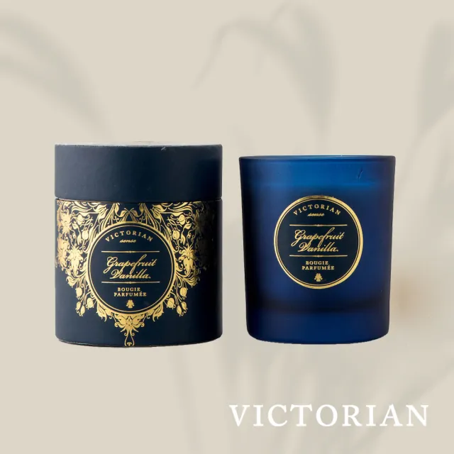 【VICTORIAN】感官圓盒香氛蠟燭 150g(六種香調/燃燒30小時)