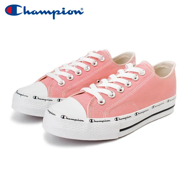 【Champion】女 帆布鞋 休閒鞋 CLASSIC CP CANVAS-粉(USLS-1013-55)