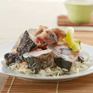 【天和鮮物】官方旗艦 龍虎斑魚頭切丁300g