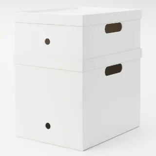 【MUJI 無印良品】聚丙烯檔案盒.標準型.1/2.約25x32x12cm