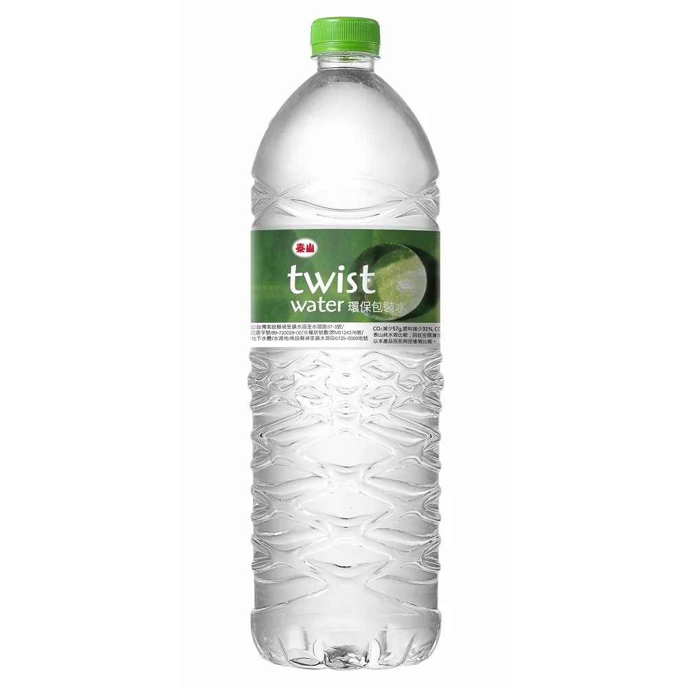 【泰山】TwistWater環保包裝水1460mlx2箱(共24入)