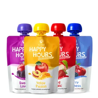 【大地之愛】HAPPY HOURS生機纖果飲100g-24包(4種綜合口味)-週期購