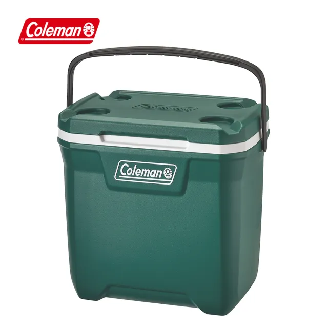 【Coleman】26.5L XTREME永恆綠手提冰箱 / CM-37321(露營冰桶 戶外冰桶 保冰桶)