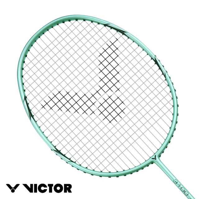 【VICTOR 勝利體育】穿線拍(ARS-3100 R 灰綠松石色)