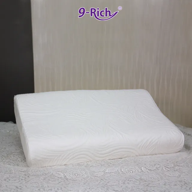 【9Rich】加大型人體工學乳膠枕 SGS 認證(天然乳膠枕)